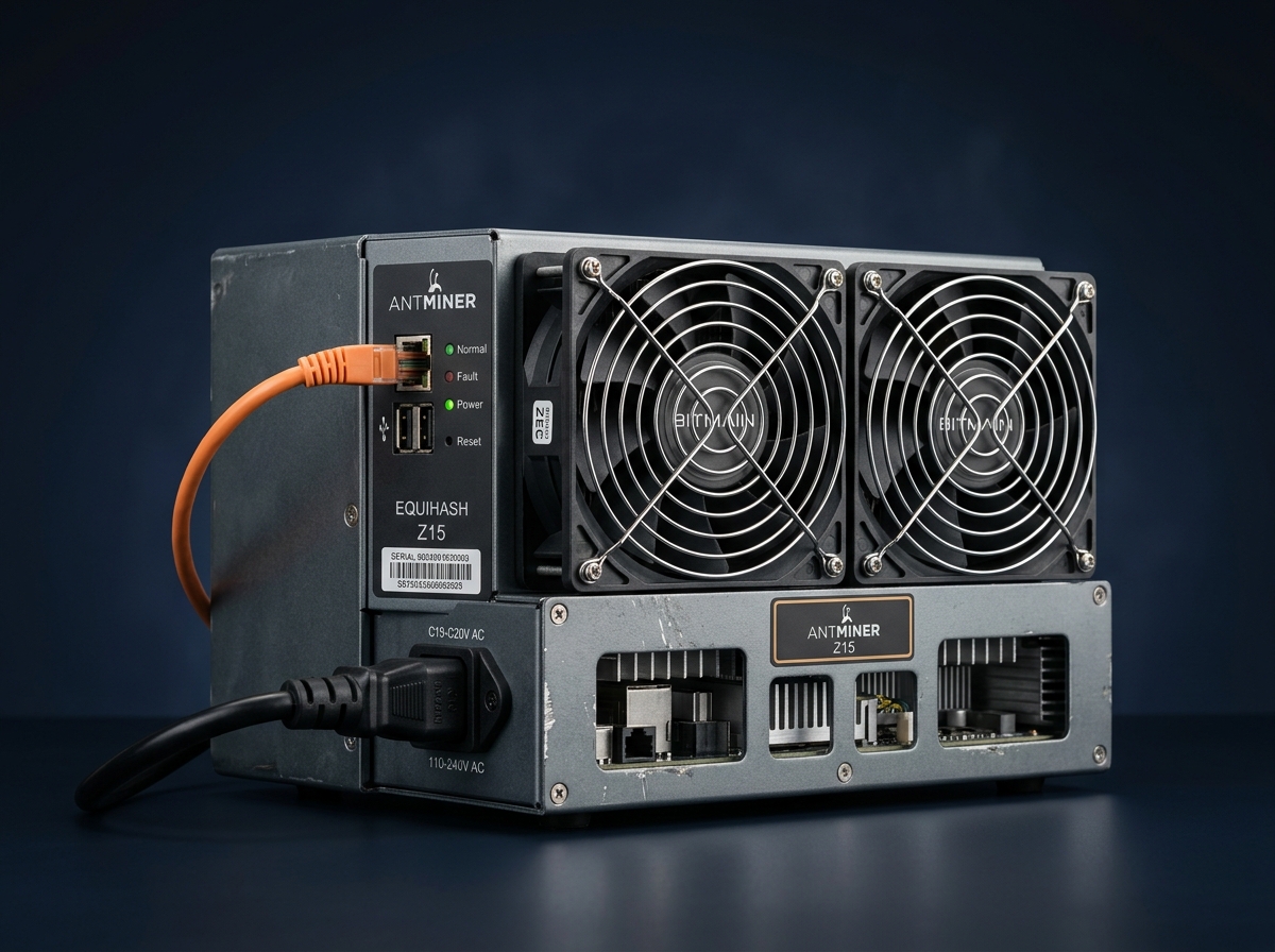 Antminer Z15 Equihash ASIC Miner
